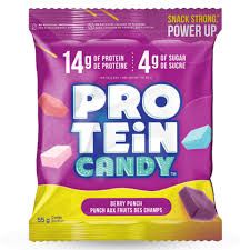 PROTEIN CANDY 55G, Color: BERRY PUNCH, Size: UNITÉ (1X)