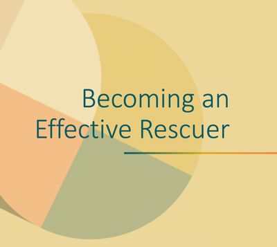 Becoming an Effective Rescuer Becoming an Effective Rescuer