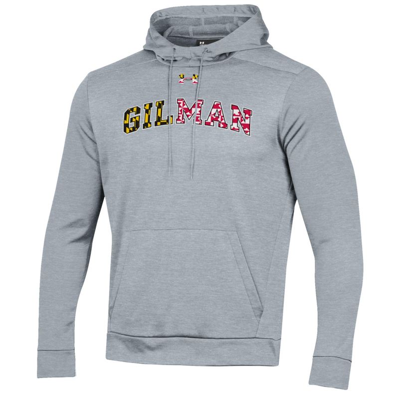MEN&#39;S HOOD UA FLAG GREY