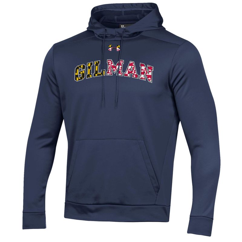 MEN&#39;S HOOD UA FLAG NAVY