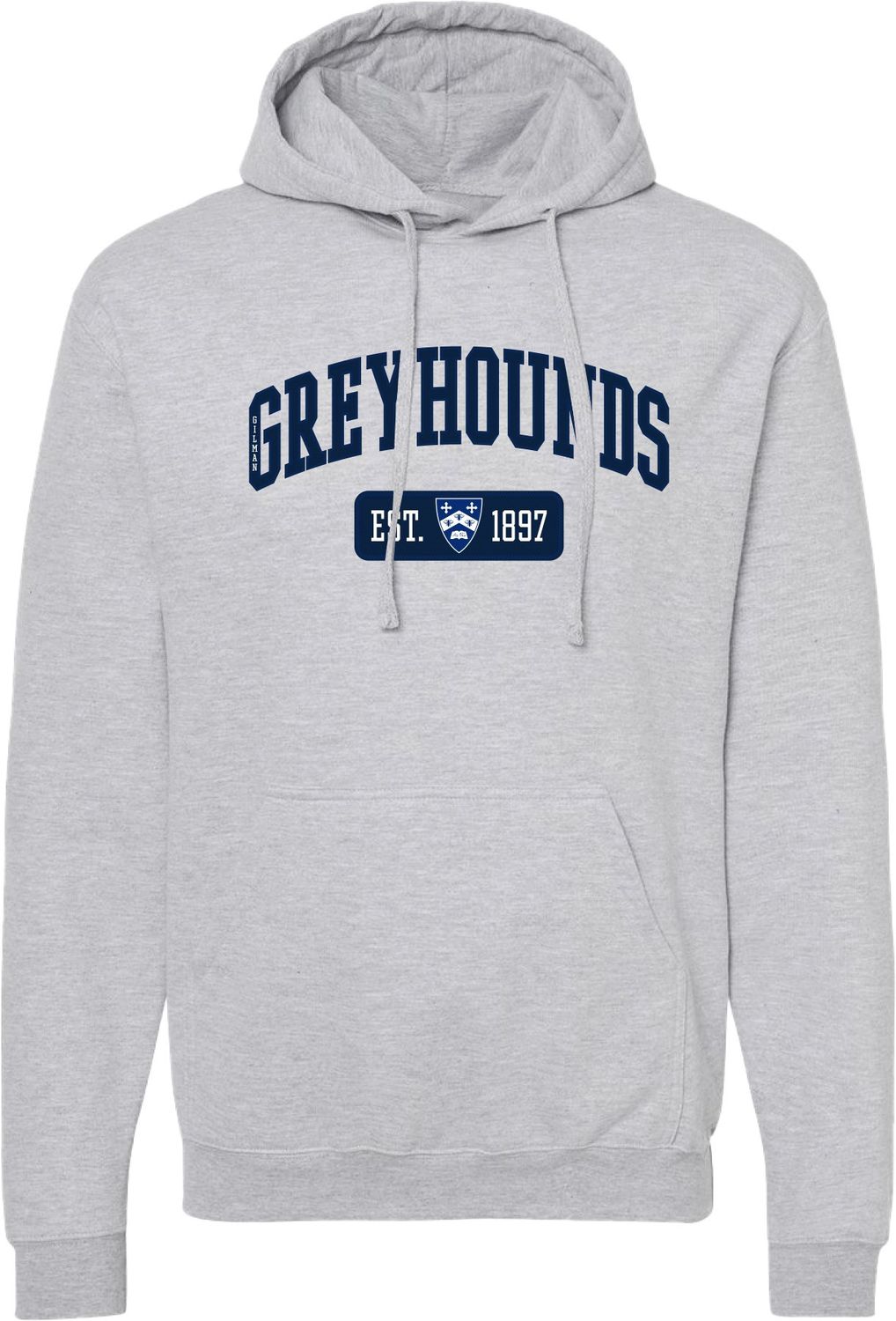 HOOD MENS GRAY EST 1897