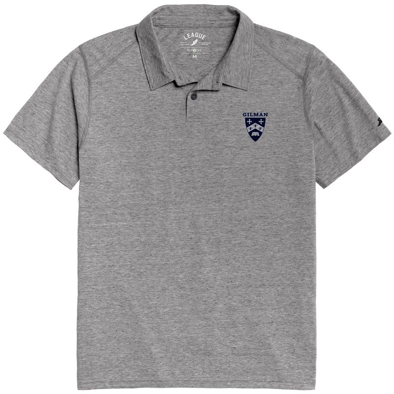 L2 BRANDS POLO MEN&#39;S RECLAIM GRAPHITE
