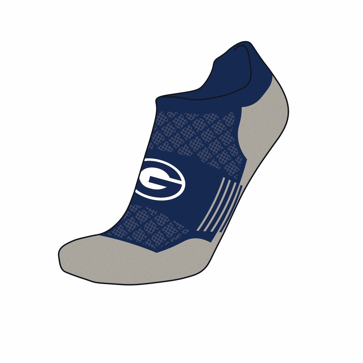 SOCKS TOUR LOW CUT GREY LR3190