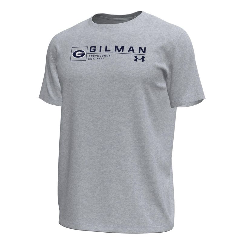 UA Tech Stretch T-Shirt S/S Adult Gray