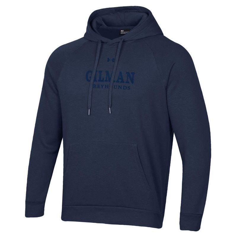 UA All Day Hood Adult Navy Tone on Tone