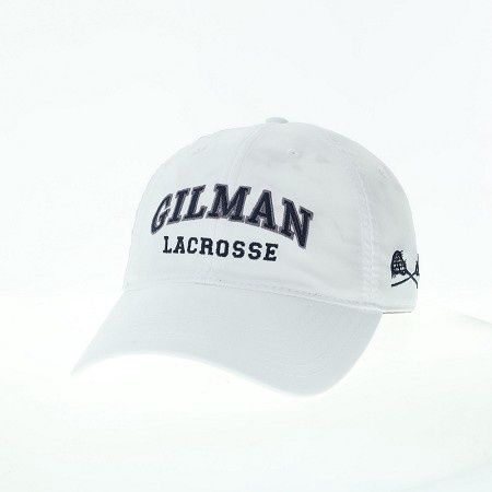 HAT LACROSSE WHT COOl FIT ADJ