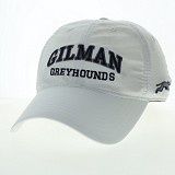 HAT WHT COOL FIT ADJ GREYHOUND
