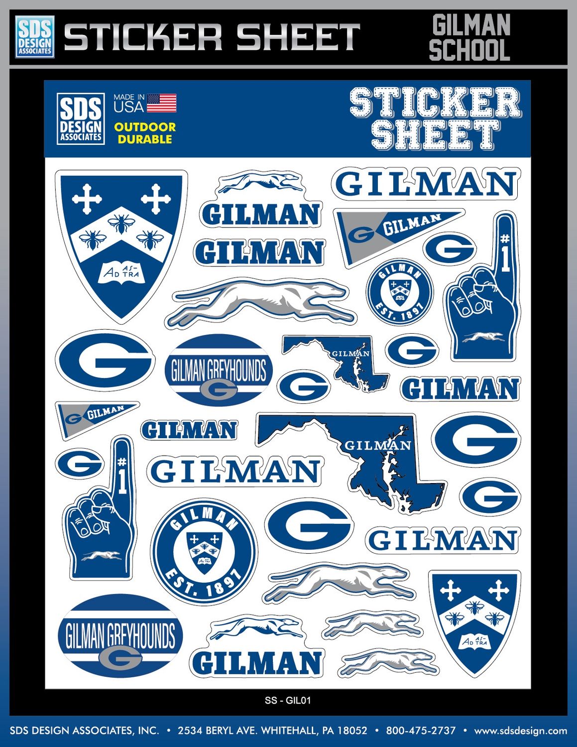 STICKER SHEET SDS DESIGN
