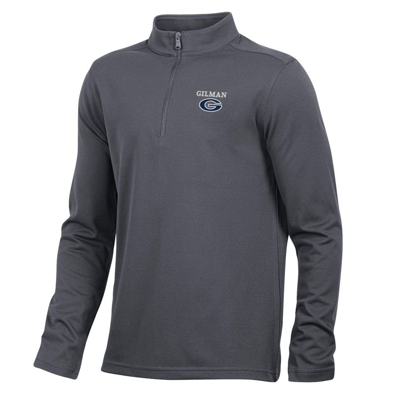 UA YTH 1/4 Zip Carbon Heather