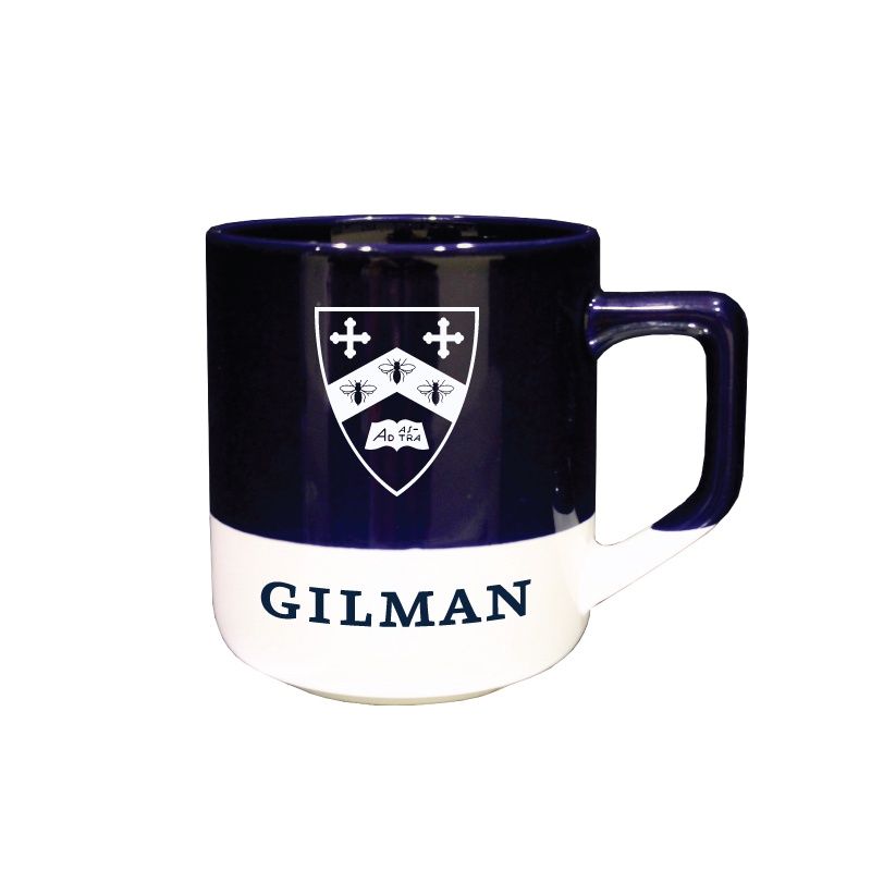 MUG Coblat and White Gilman 20 oz