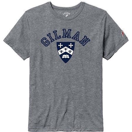 League L2 Mens Victory Falls Heather Grey Tee S/S