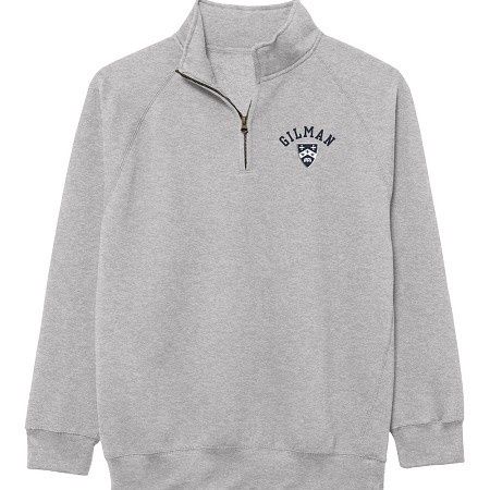 L2 Brands 1/4 Zip Mens Grey Essential