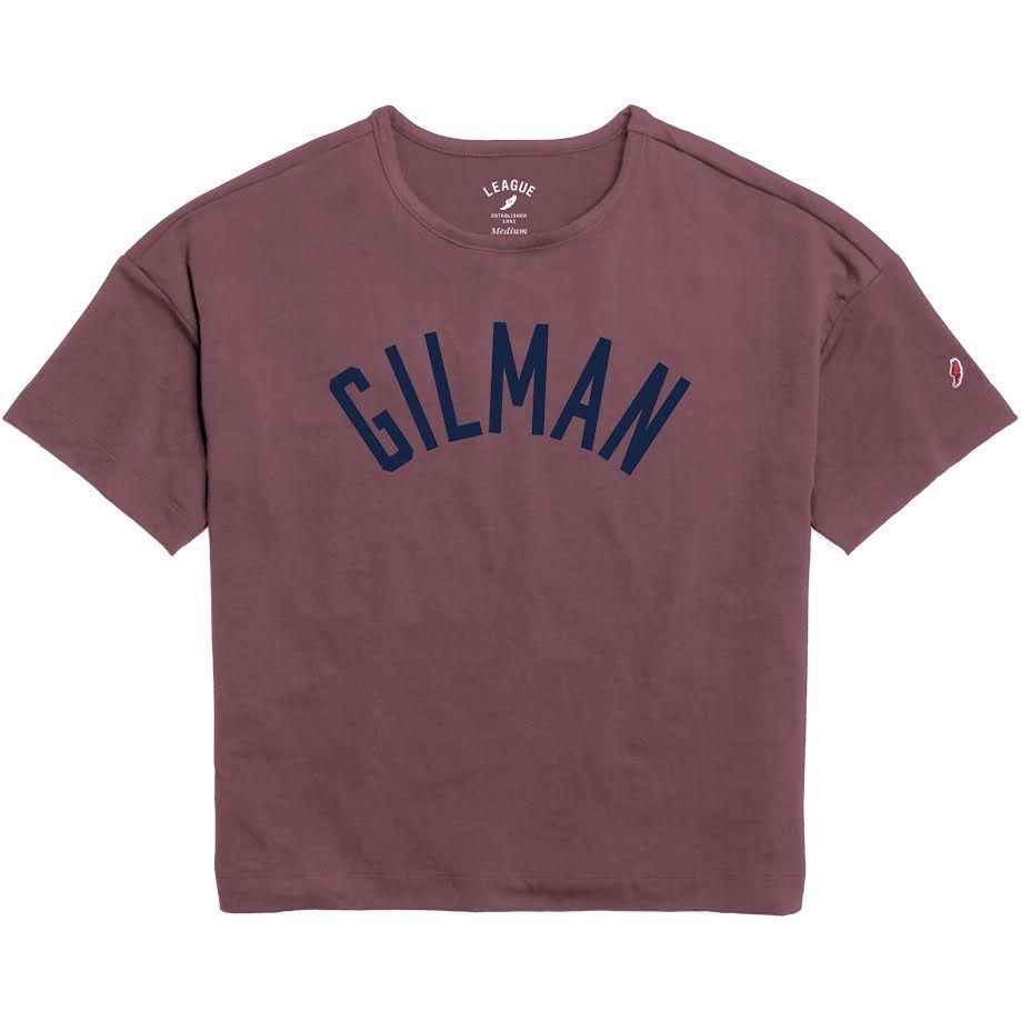 L2Brands Women&#39;s All Day Boxy T-shirt S/S Dusty Rose