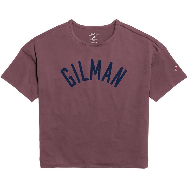 L2Brands Women&#39;s All Day Boxy T-shirt S/S Dusty Rose