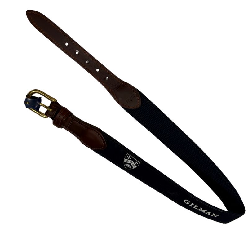 YRI Belt Adult Navy Web Gilman/Shield