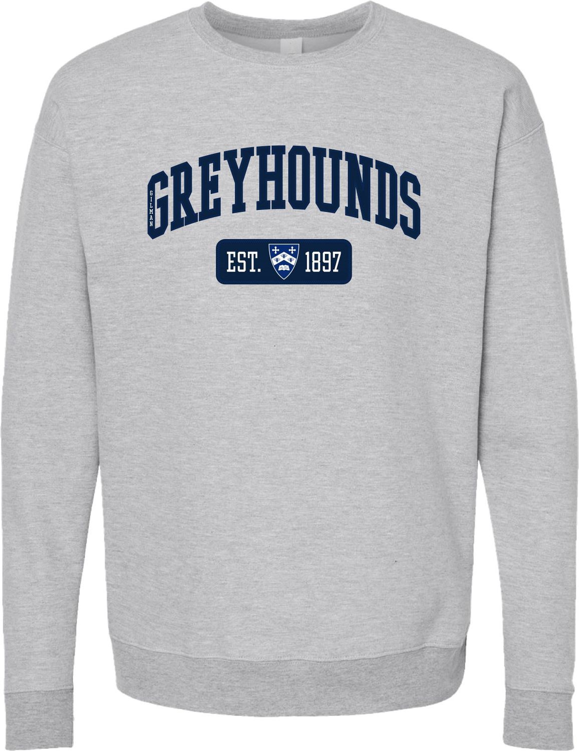 CREW MENS GREY EST 1897