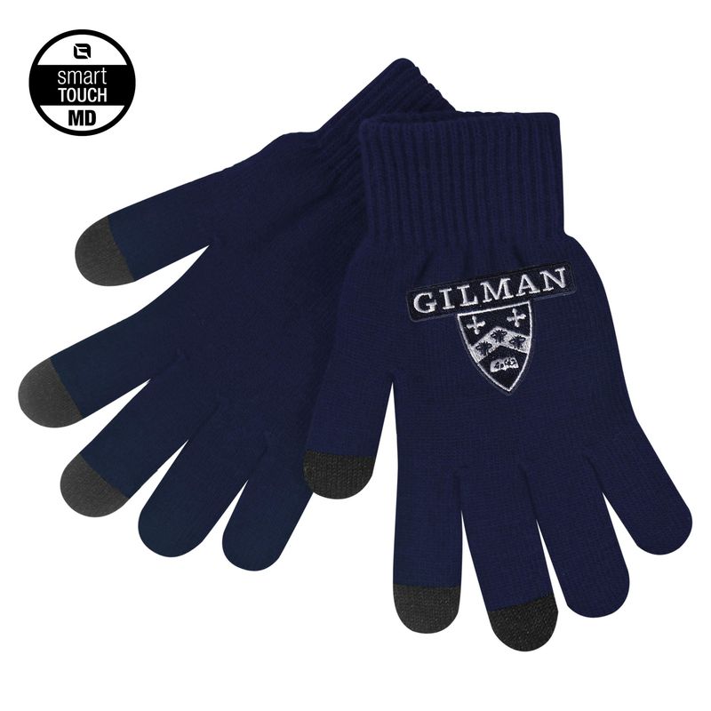 Logofit  iText Knit Texting Glove Navy Medium 1015