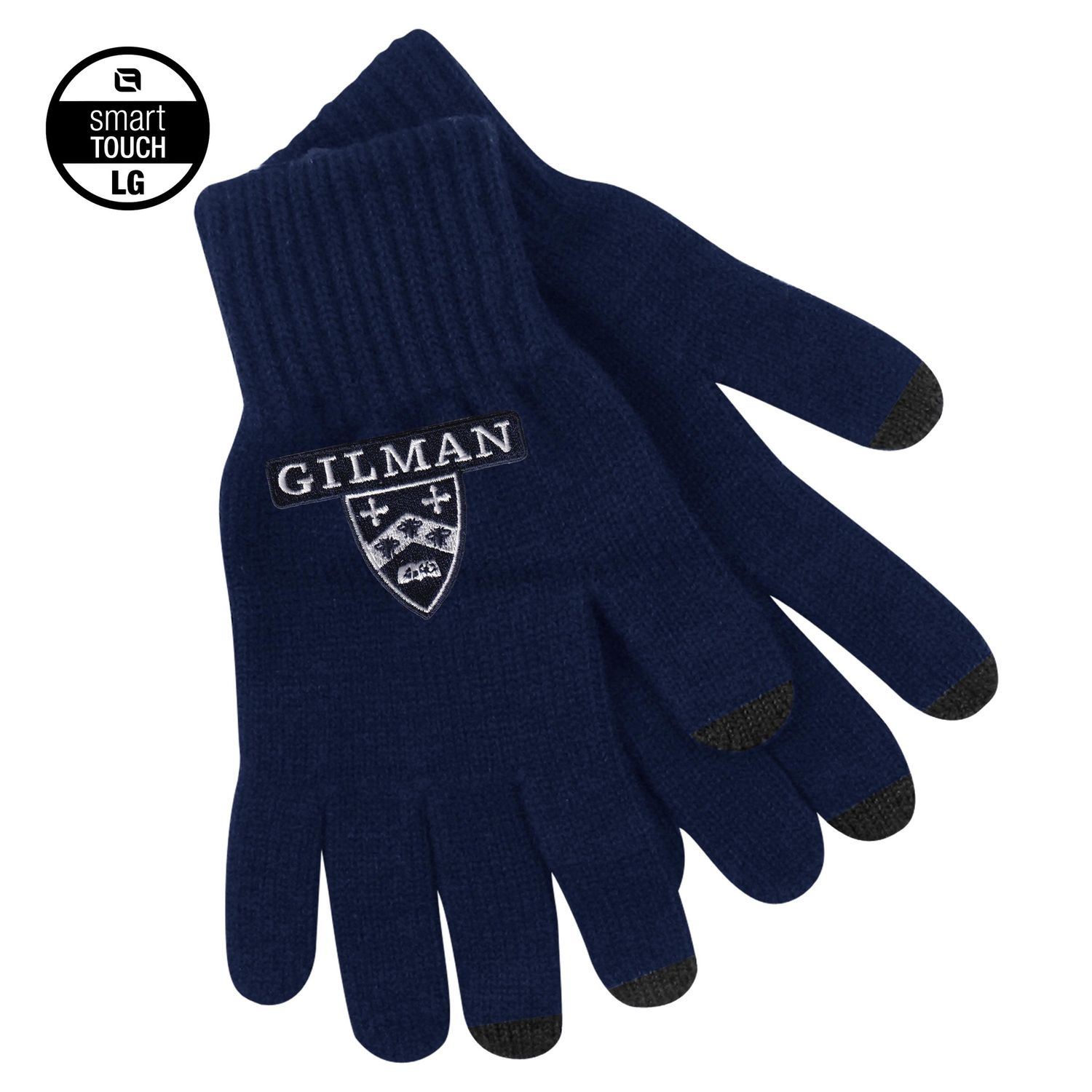 Logofit  UText  Knit Texting Glove Navy Large 1016