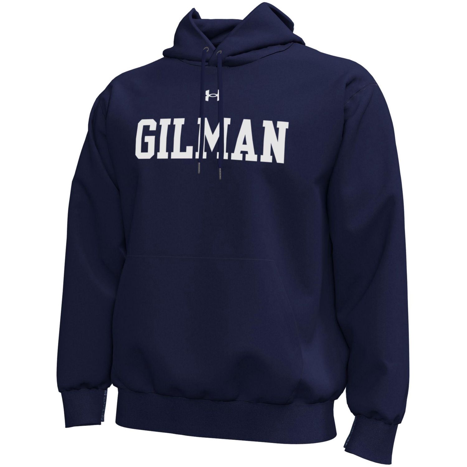 UA Hood Sweatshirt Mens Midnight Navy