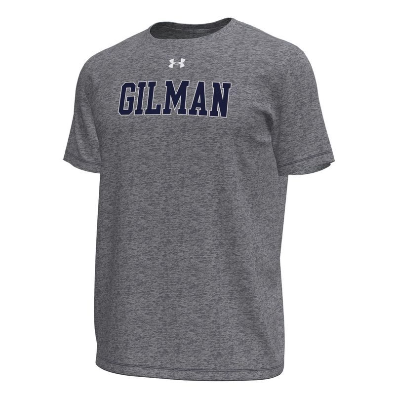 UA Tech Stretch T-Shirt S/S Mens Gray