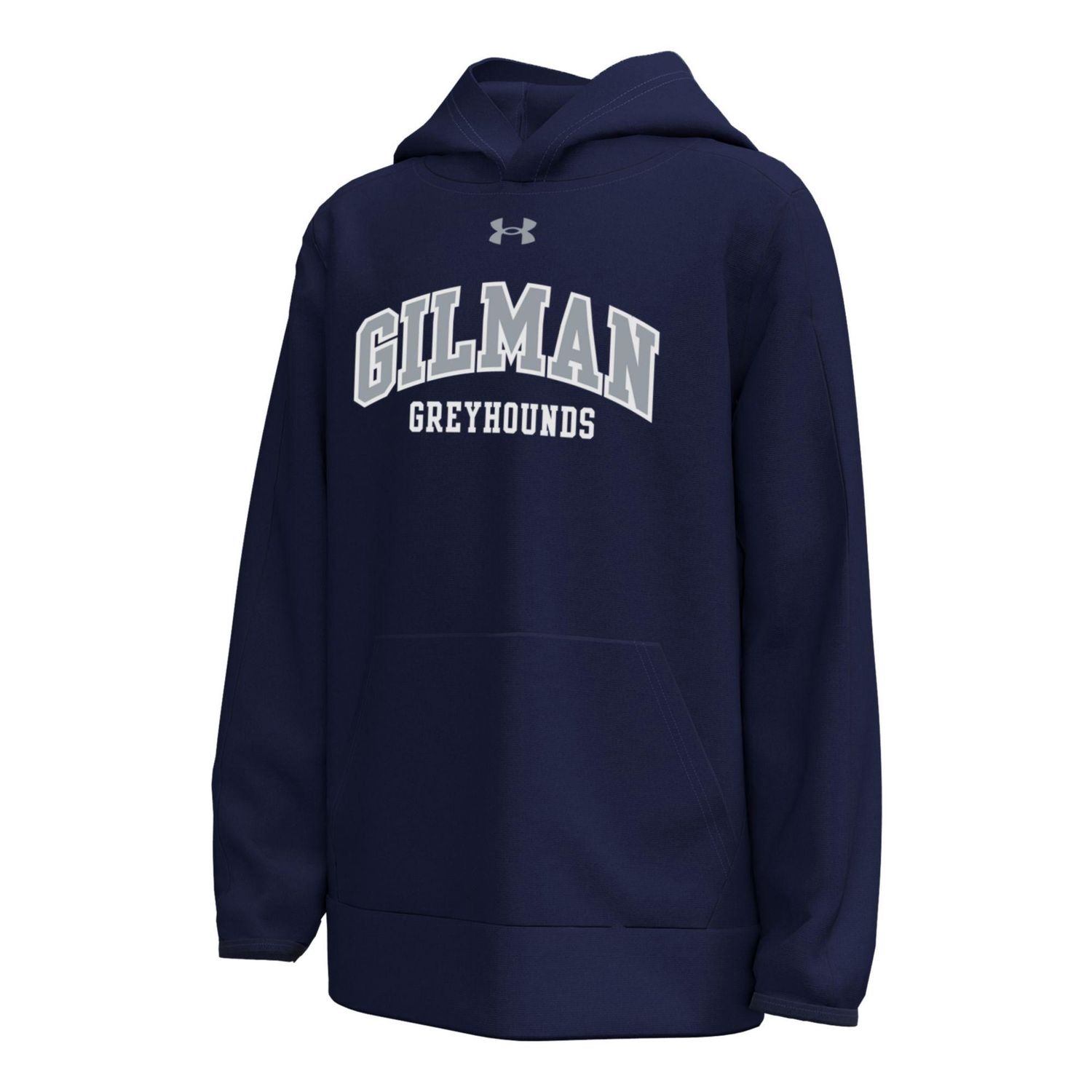 UA Flecce Hood YTH Midnight Navy