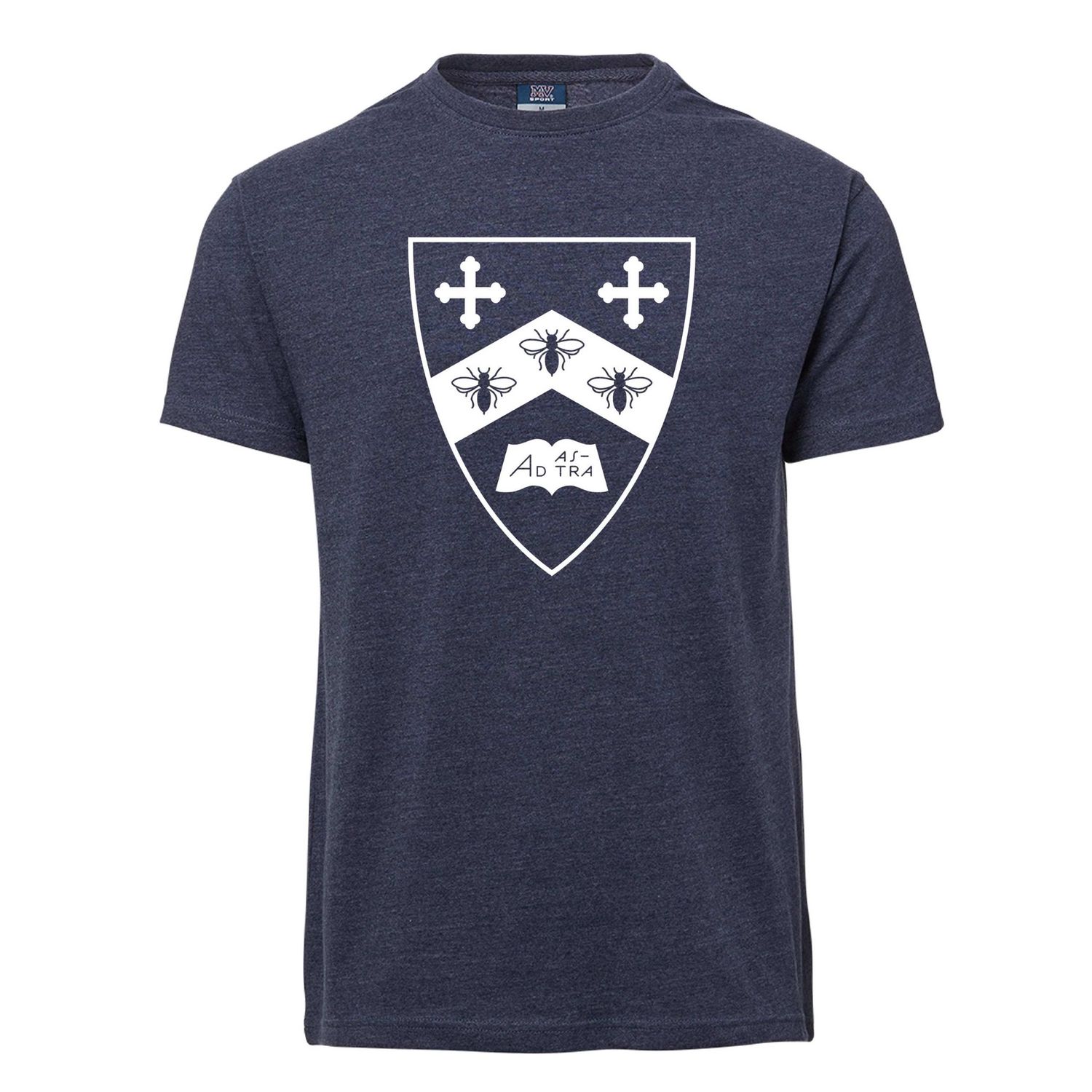 MV Sport T-Shirt Navy Heather Short Sleeve
