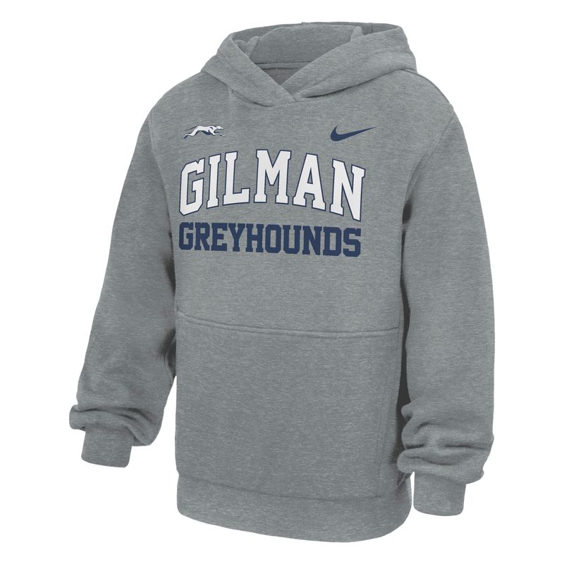 Nike Youth Club Fleece Hood Grey