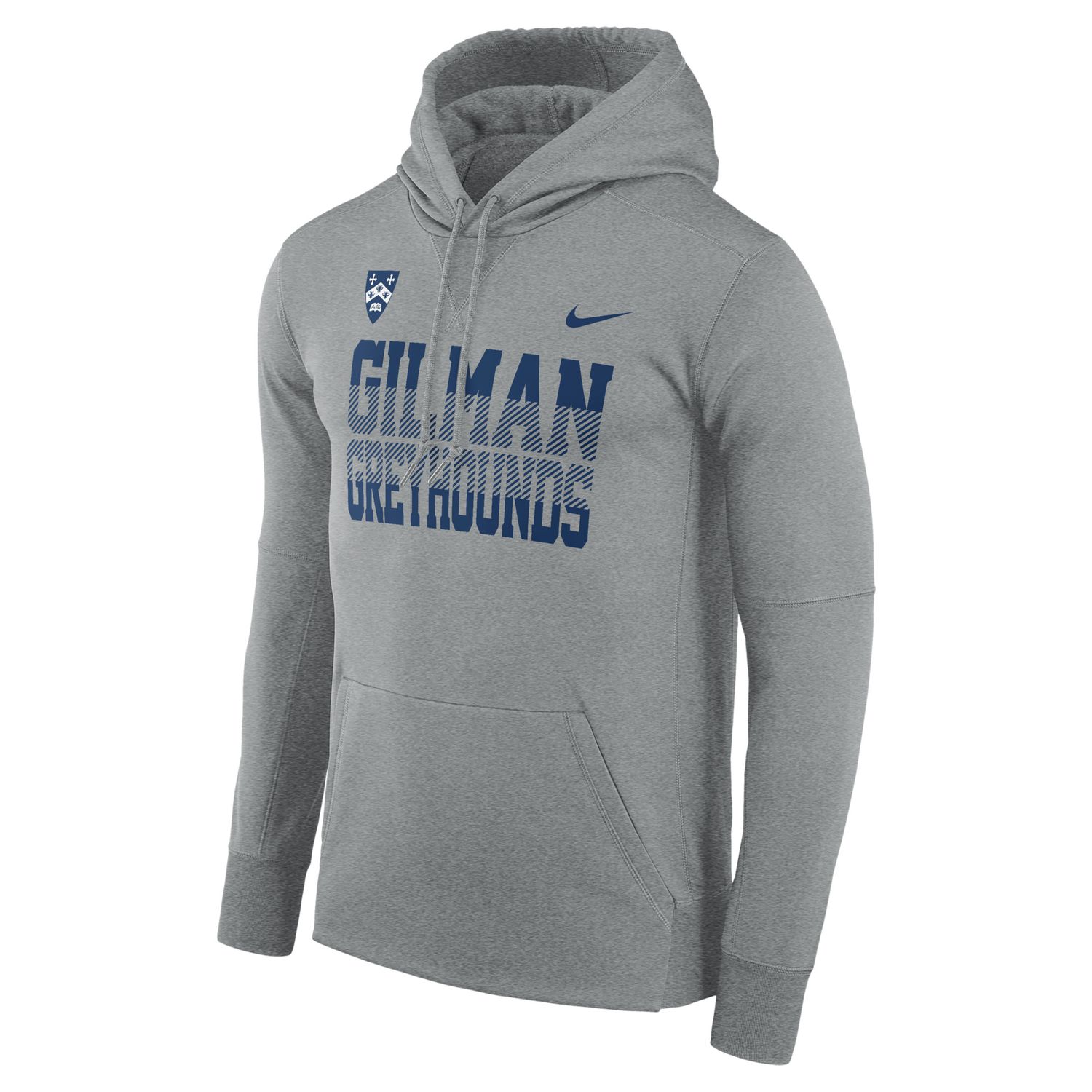 Nike Mens Therma PO Hood Dk Heather