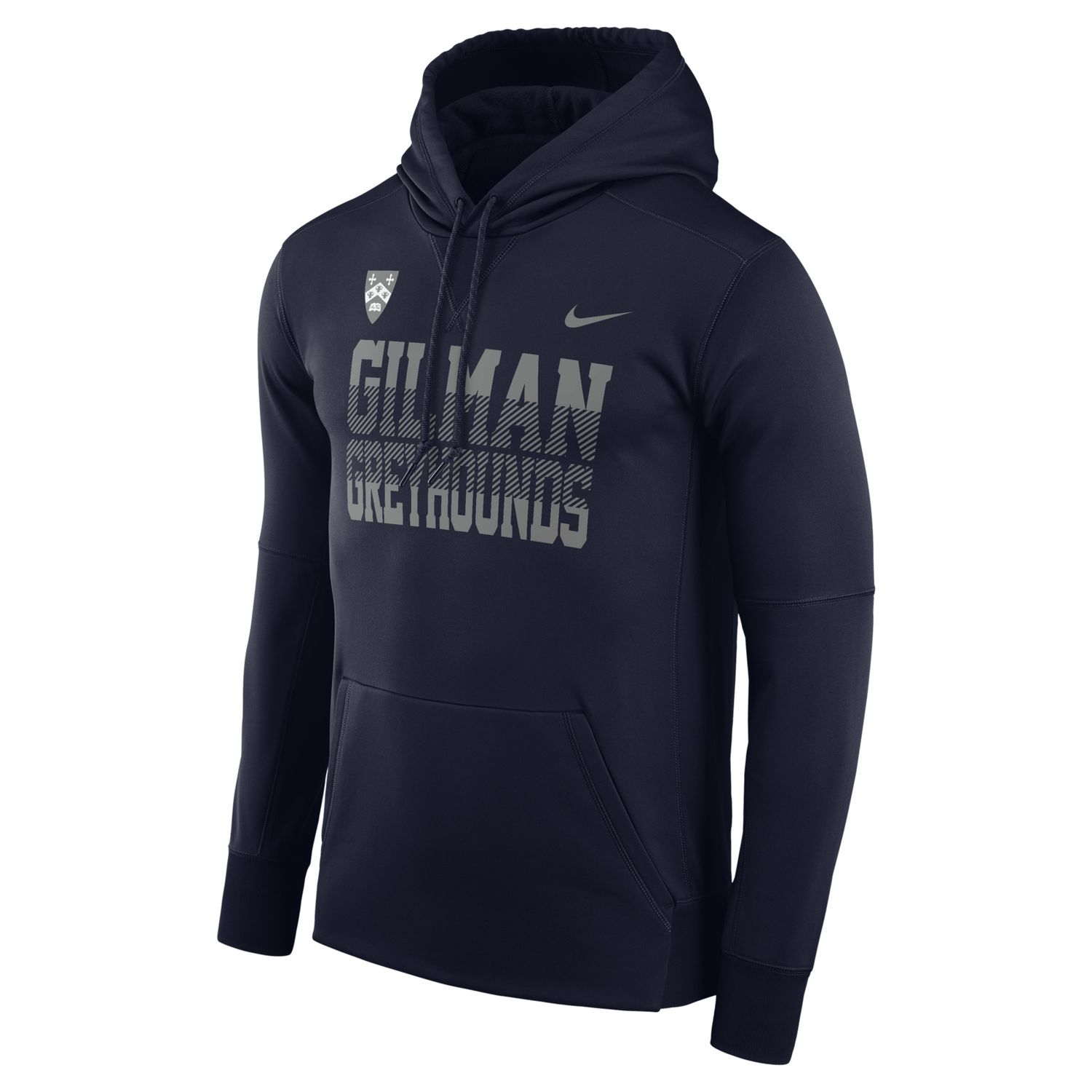 Nike Mens Therma PO Hood Navy