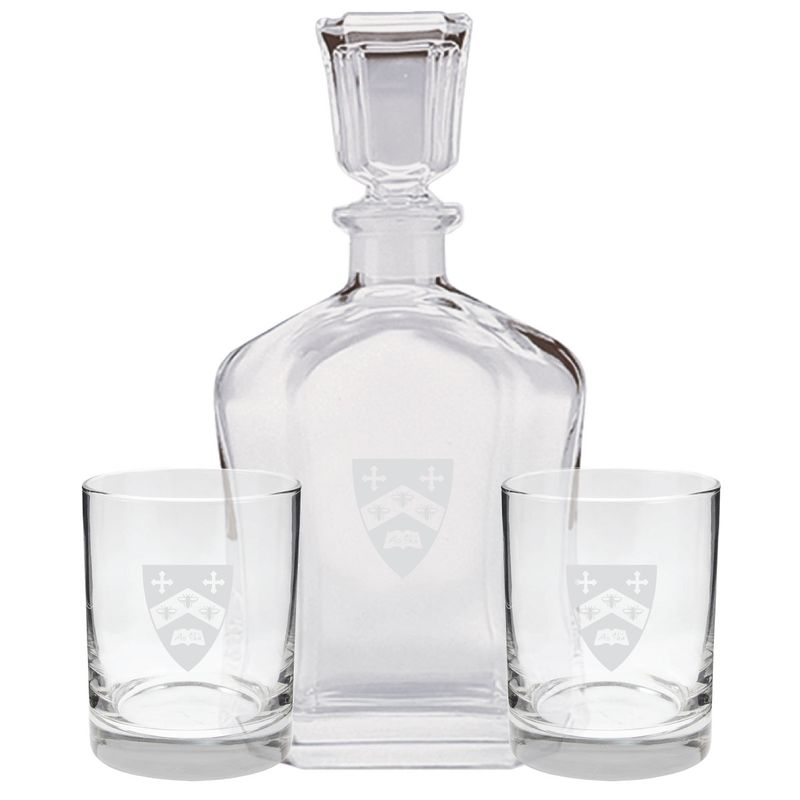 Decanter Set/  1- 26oz Decanter 2- 14oz rocks glass