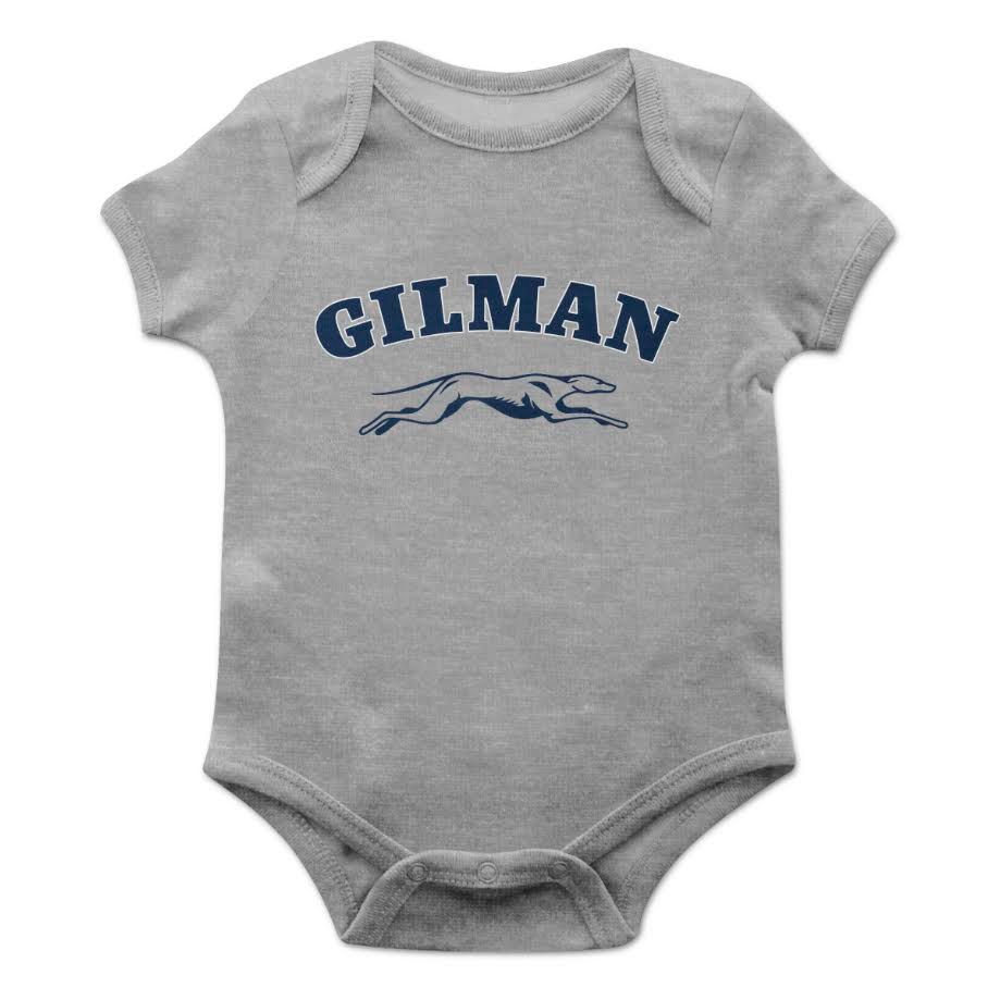 Vive La Fete Archie Infant Bodysuit Onesie Grey