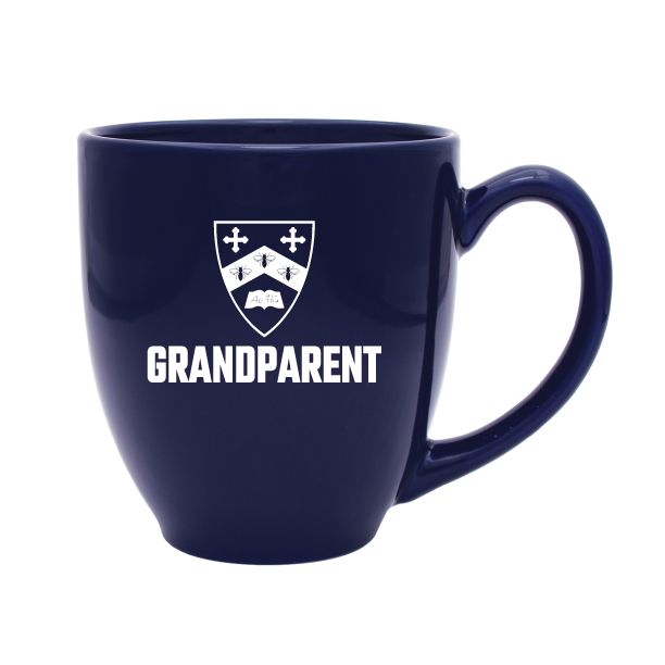 BRISTO MUG Ceramic GRANDPARENT Navy 14 oz