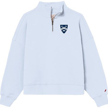 Diana Quarter Zip Women's Cashmere Blue