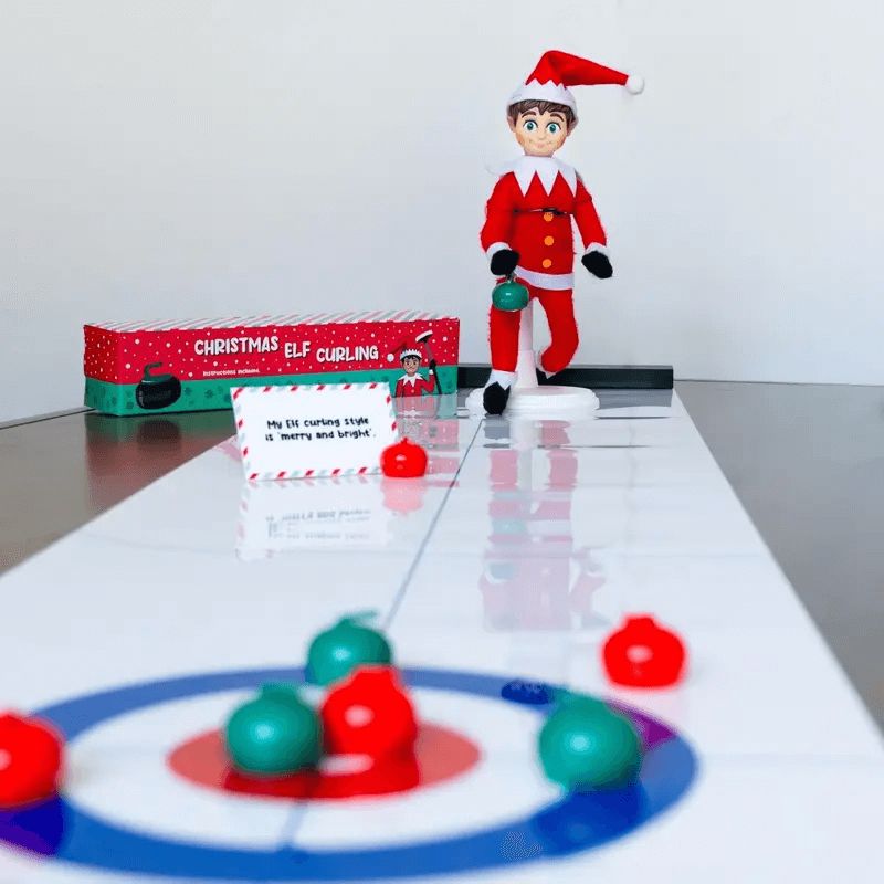 Elf Curling Rink – Holiday curling match