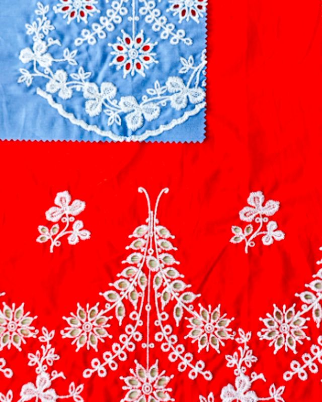 COTTON EMBRO FABRIC - GSC-9490N