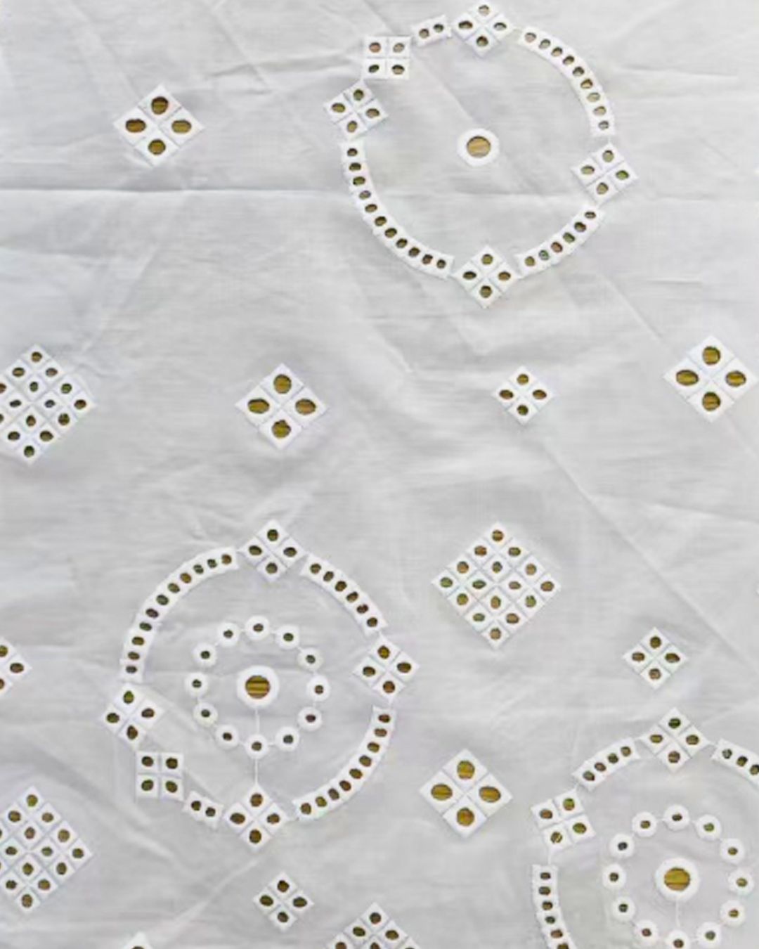 COTTON EMBRO FABRIC - GSC-9462F/Two side embro