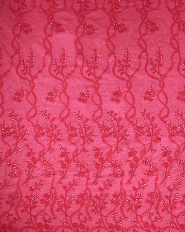 SILK COTTON EMBRO FABRIC - GSK-2606K