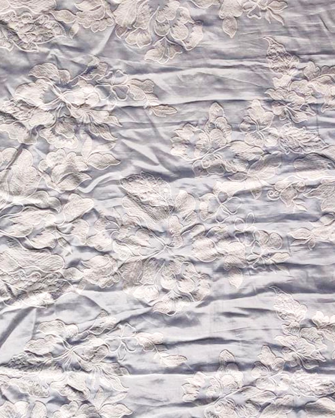 SILK COTTON EMBRO FABRIC - GSK-2656Q