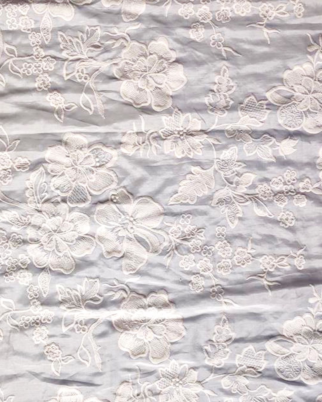 SILK COTTON EMBRO FABRIC - GSK-2656V