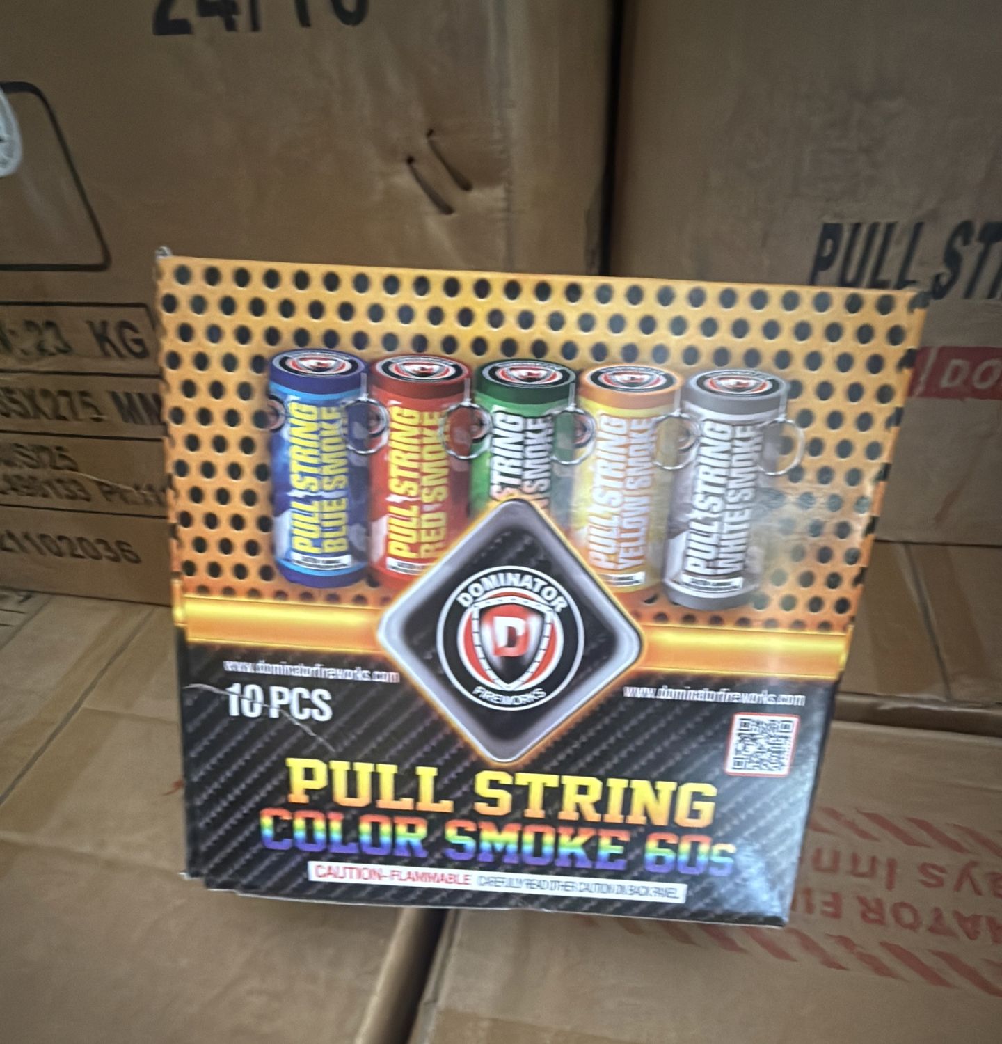 PULL STRING SMOKE - ALL COLORS 40'S BOX