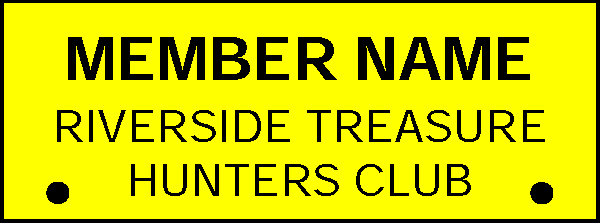 RTHC Official Nametag (Magnetic Clasp)