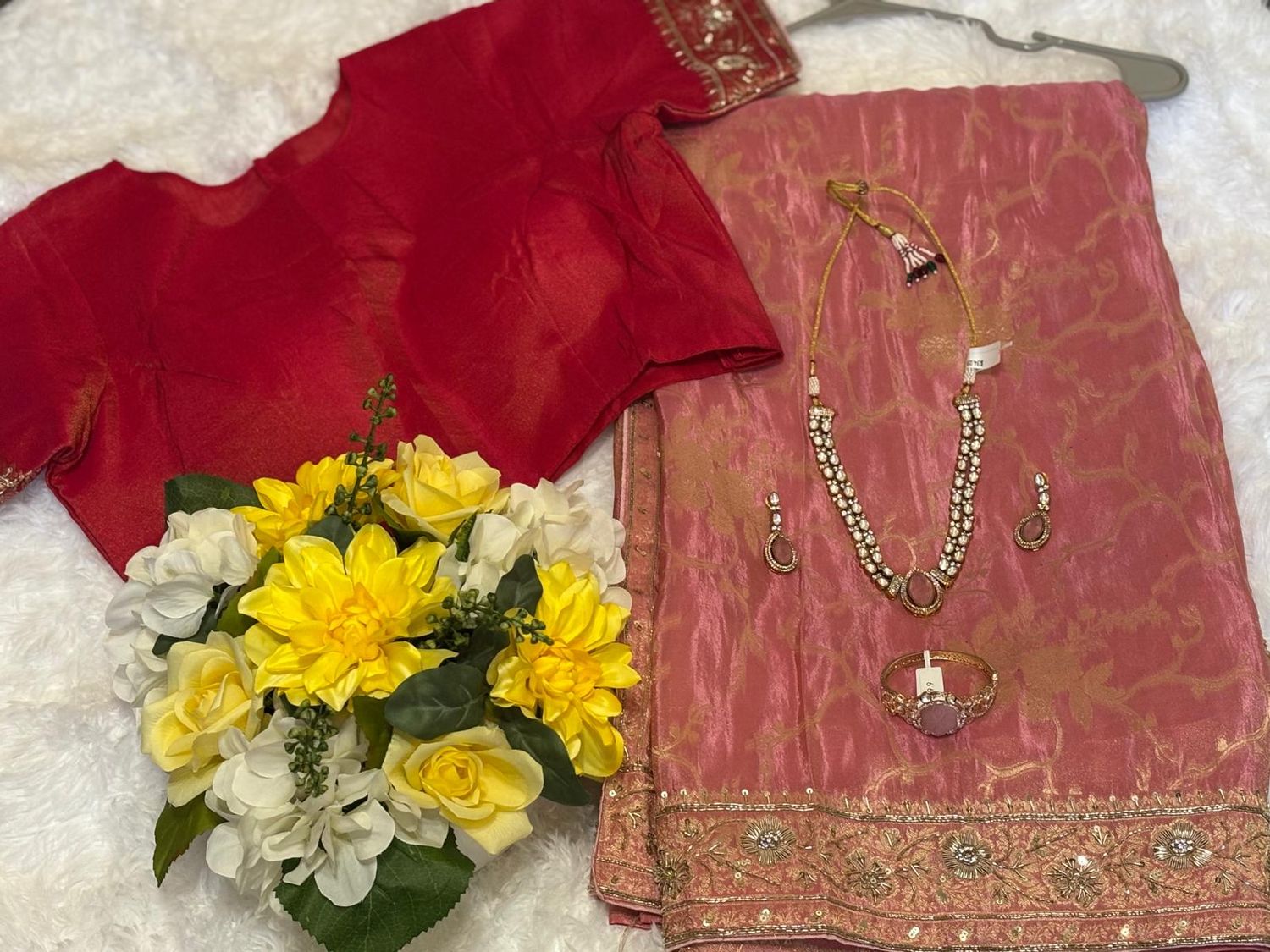 👑 Zardozi Handwork on Banarasi Silk
