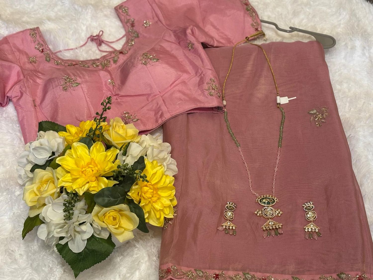 Kanjeevaram tissue silk saree