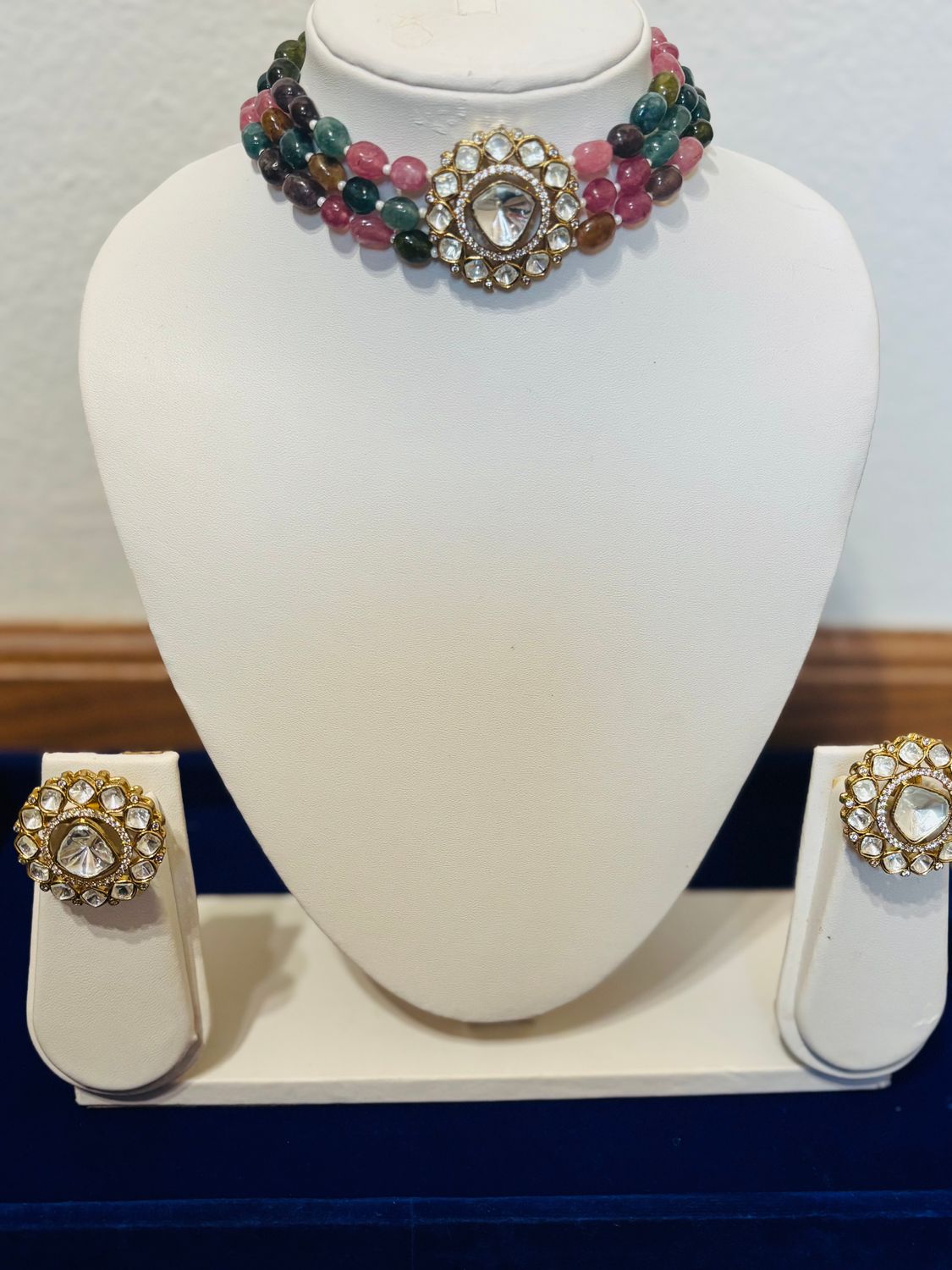 Multicolor Beaded Choker Set
