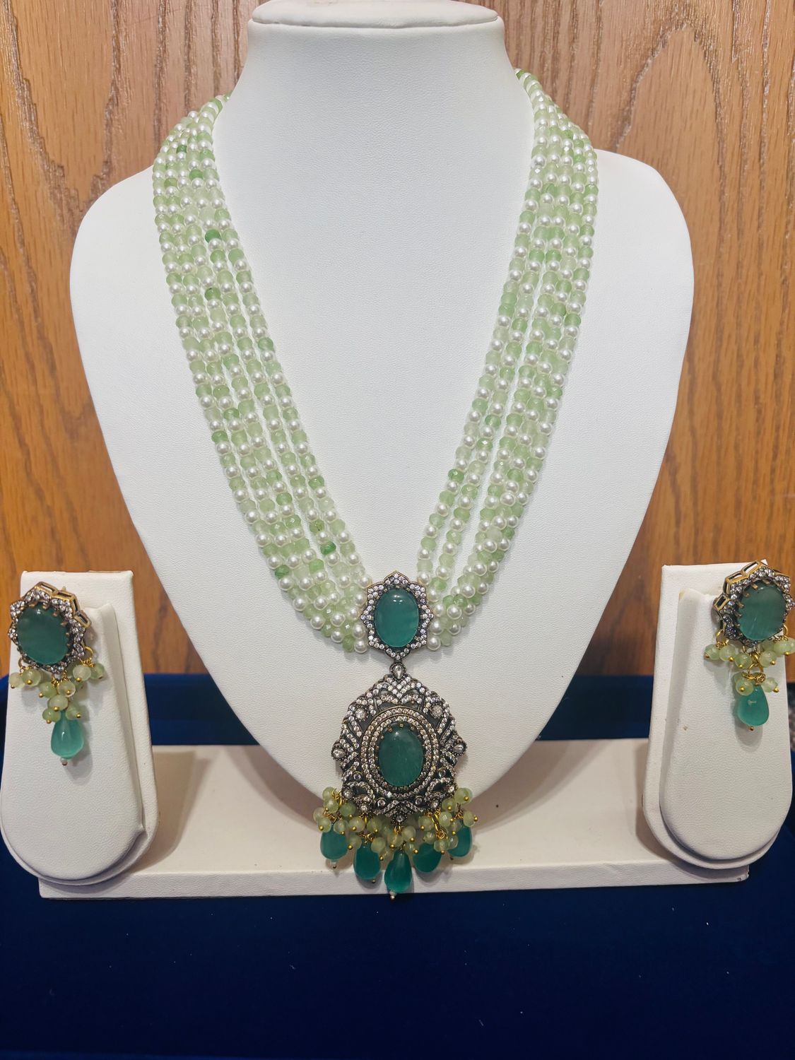 Green Beads Haram Set