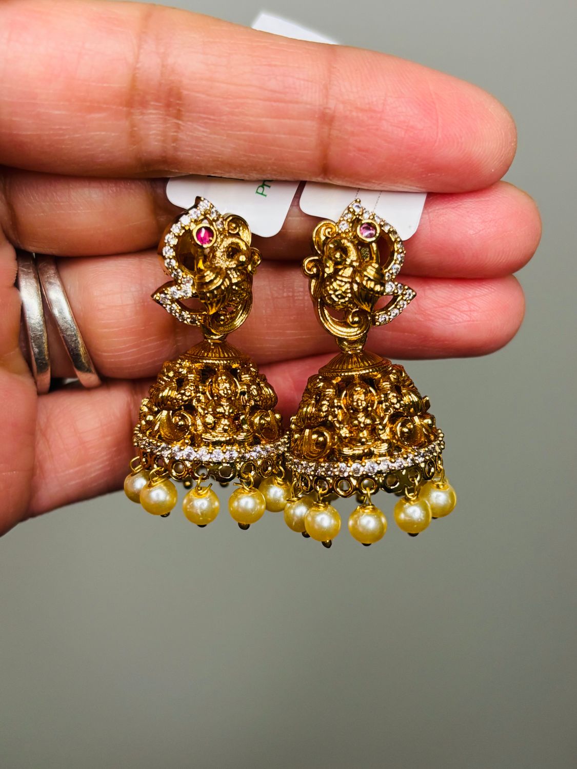 Temple-Style Gold Jumki