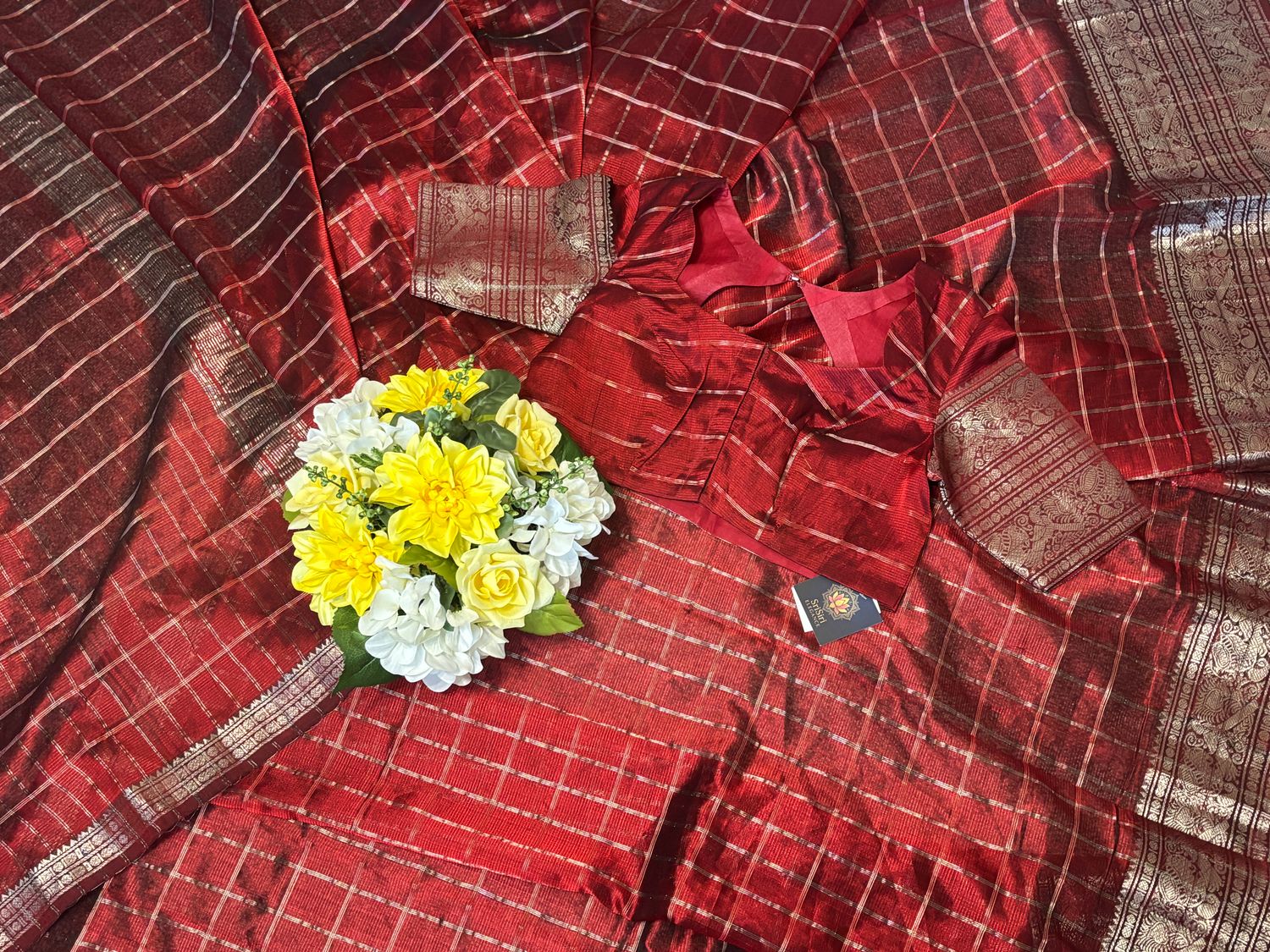 Mangalagiri handloom pure Pattu saree