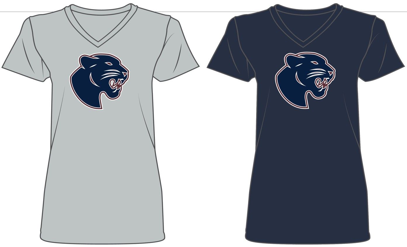 Panther Head Women&#39;s V-Neck