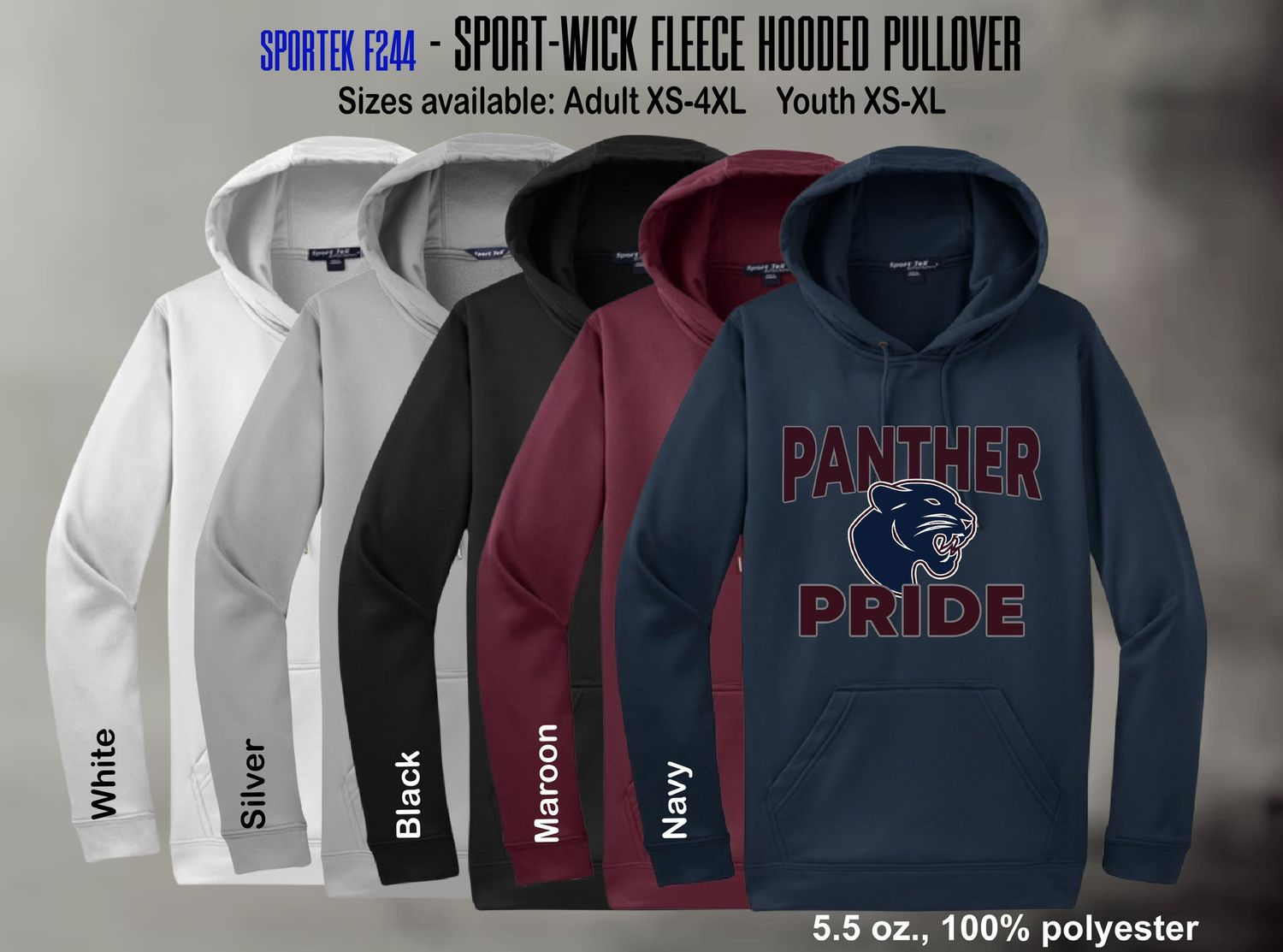 SportTek F244 Hooded Pullover