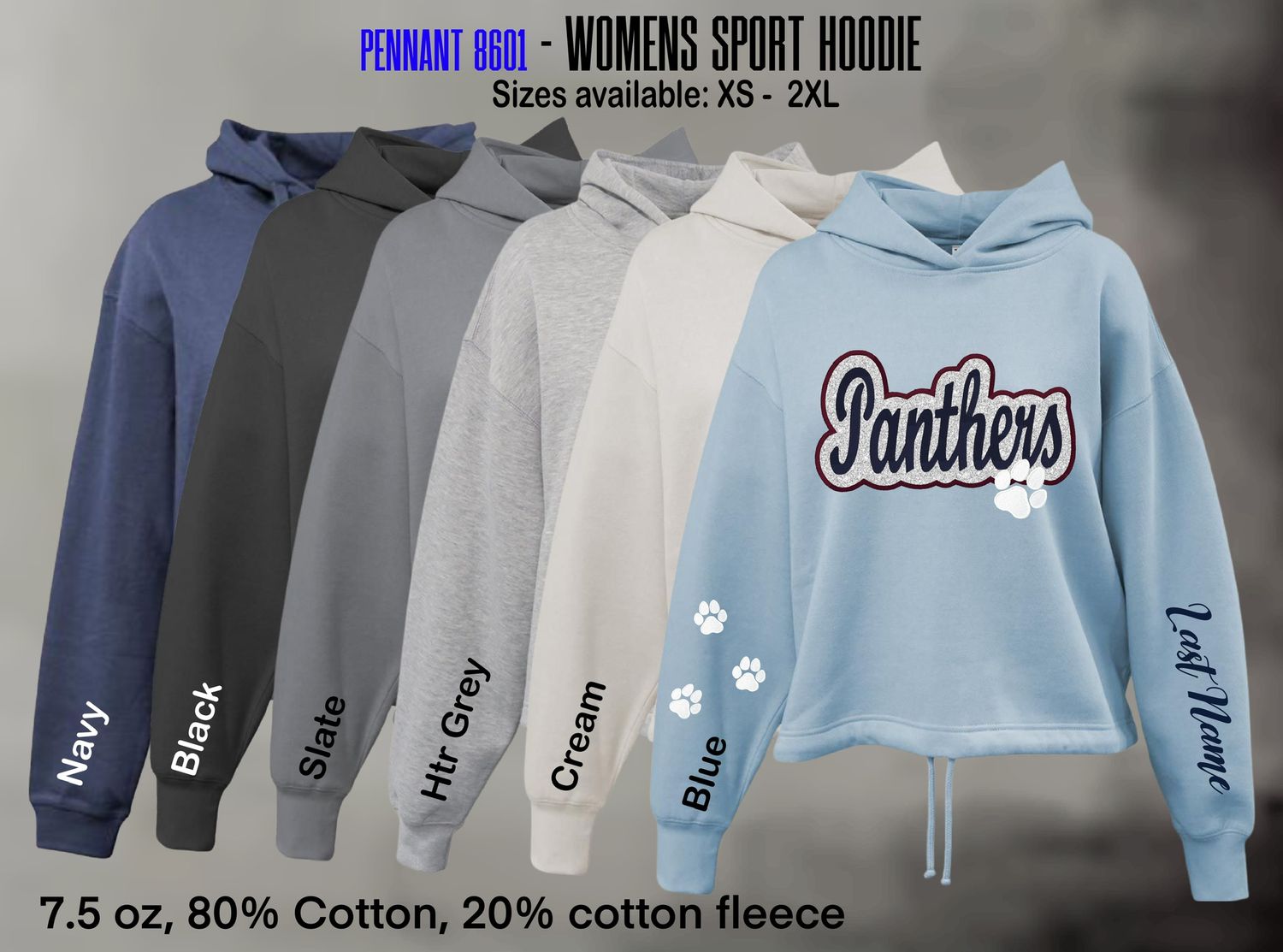 Women’s Personalized Embroidered Sport Hoodie